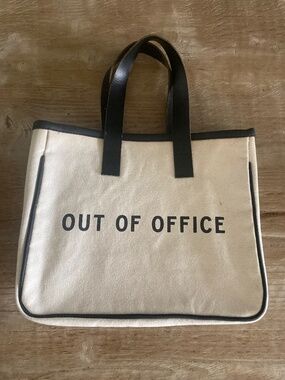 Santa Barbara Design Studio OUT OF OFFICE Mini Canvas Tote Small Travel Bag NWOT